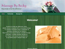 Tablet Screenshot of massagingtopeka.com